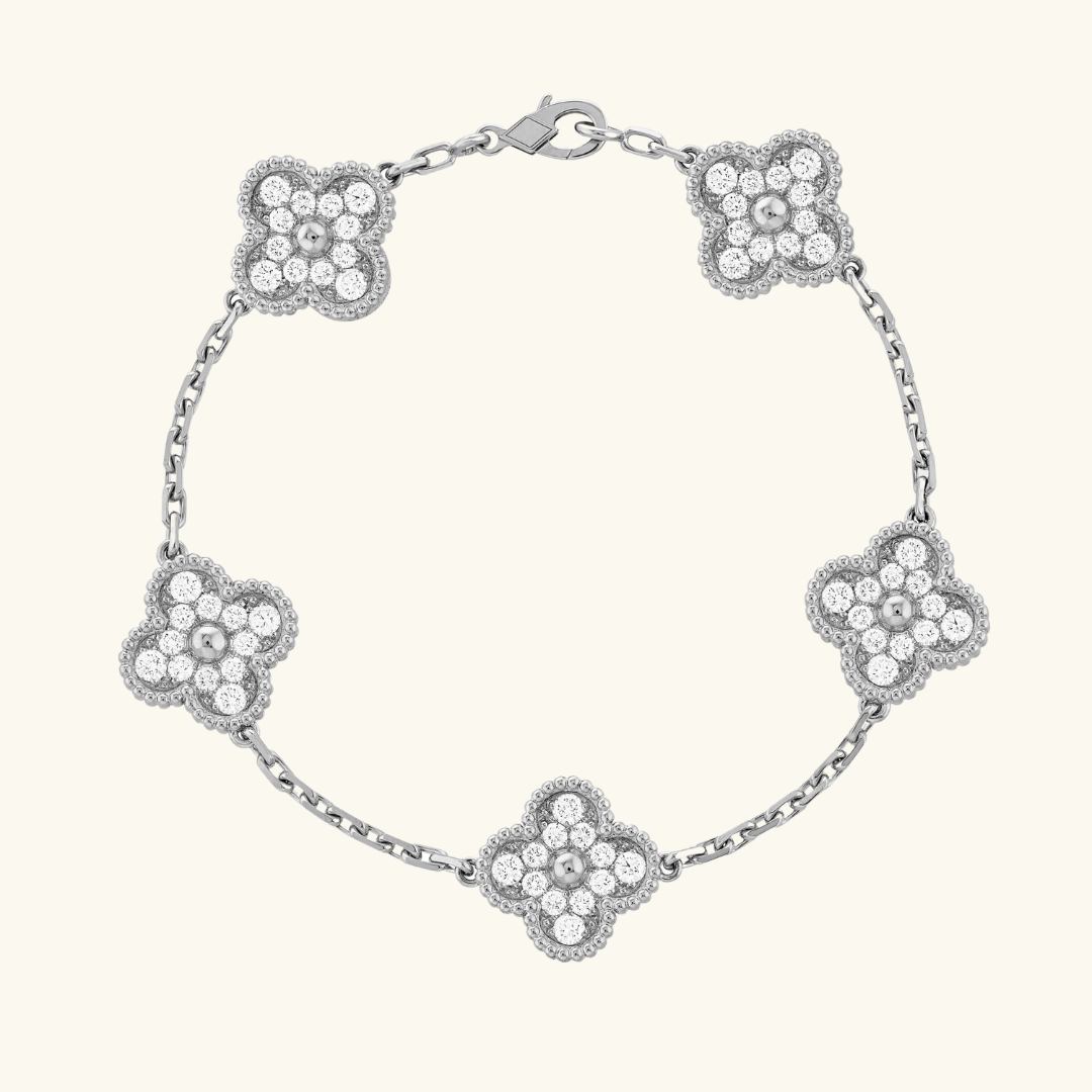 CLOVER | Pulsera de plata Prestige