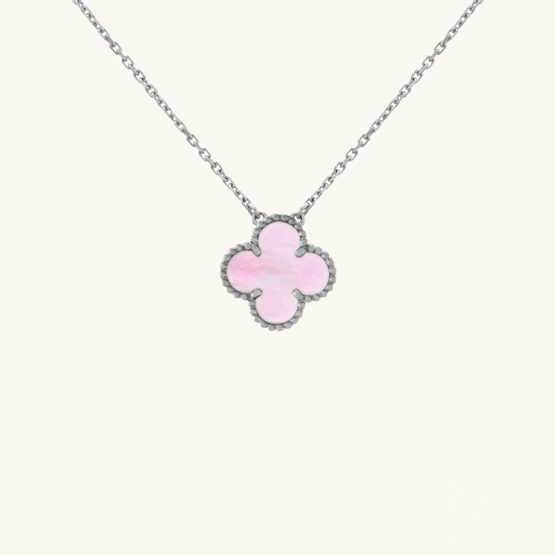 CLOVER | Rosa/Plata Collar
