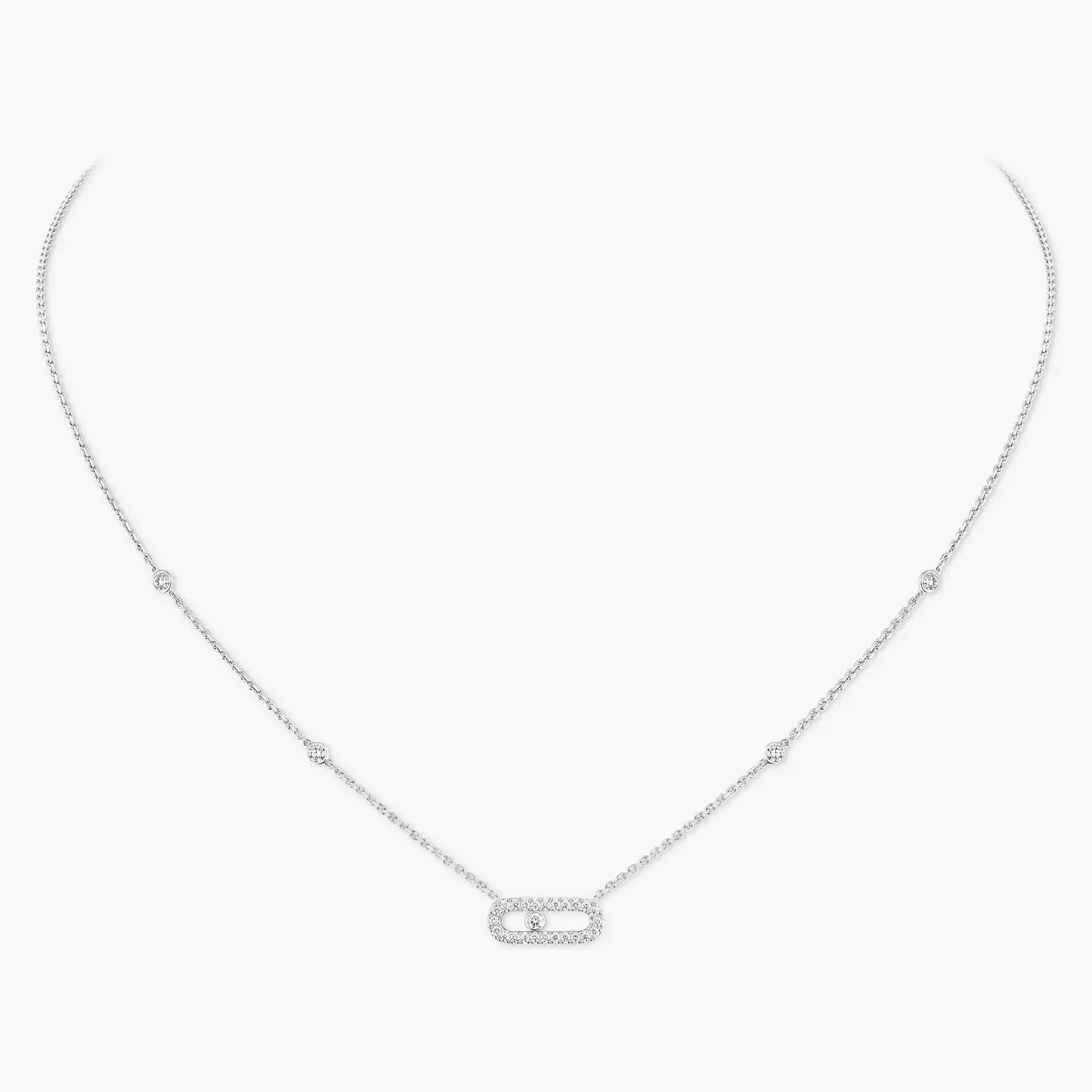 EXCLUSIVO | Collar Mollyanne con Diamanté – Plata