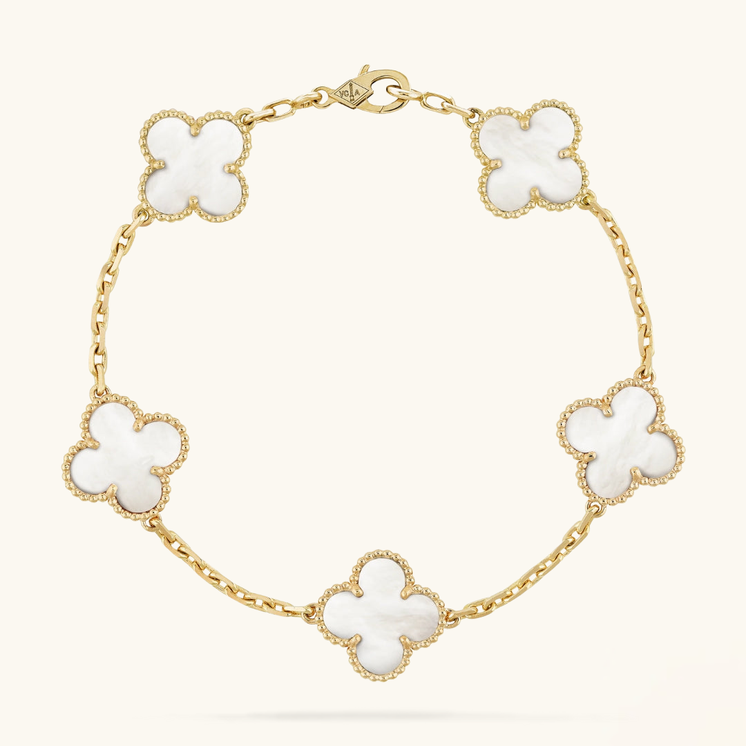 CLOVER | Pulsera Blanca