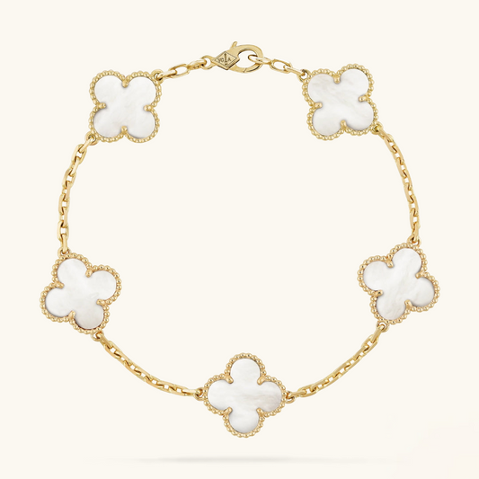 CLOVER | Pulsera Blanca
