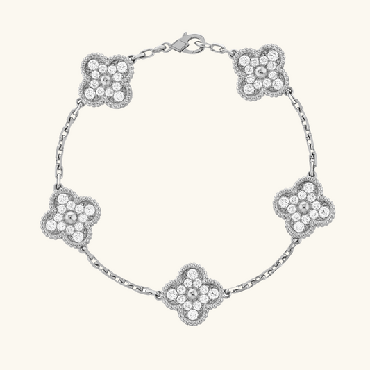 CLOVER | Pulsera de plata Prestige