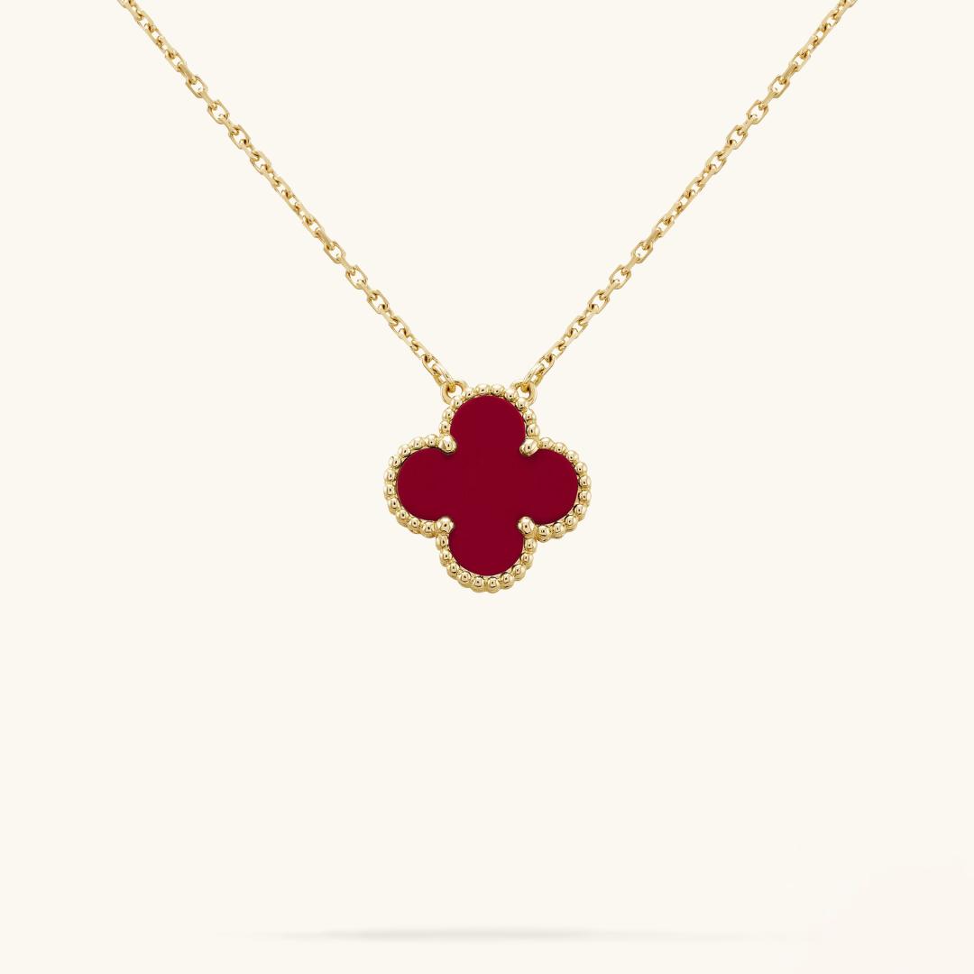 CLOVER | Collar Rojo