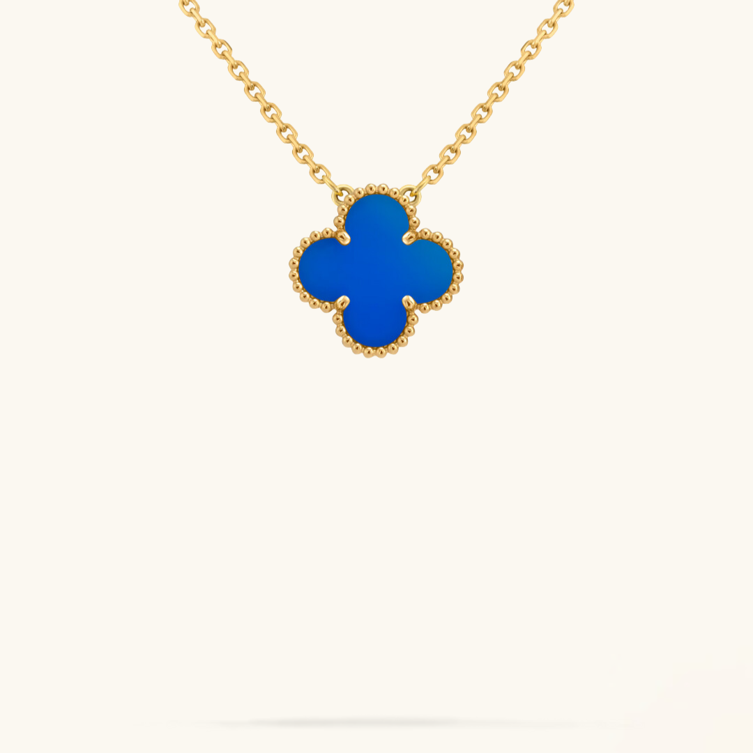 CLOVER | Collar Azul
