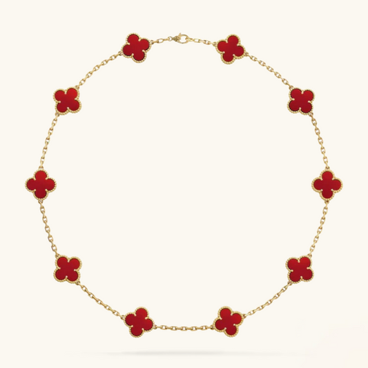 CLOVER | Collar Rojo Motivador de 10